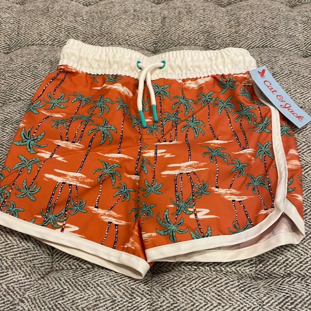 Cat & Jack swim trunks size 18 mths